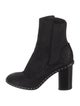 Rag & Bone Suede Studded Accents Sock Boots