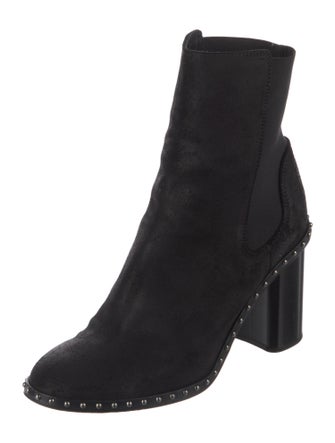 Rag & Bone Suede Studded Accents Sock Boots