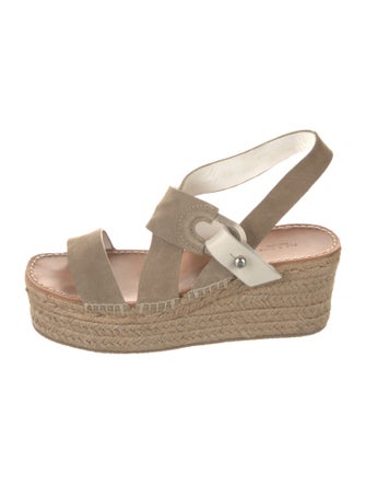 Rag & Bone Suede Braided Accents Espadrilles