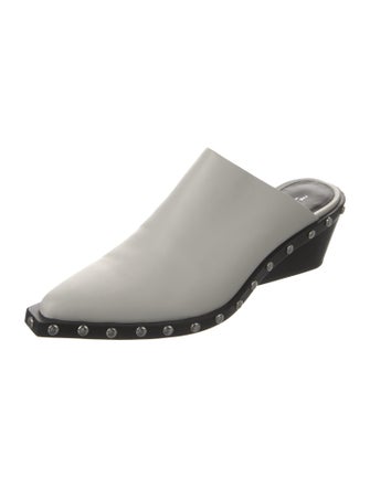 Rag & Bone Leather Studded Accents Mules