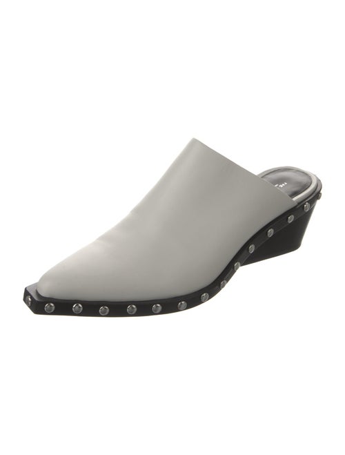 Rag & Bone Leather Studded Accents Mules