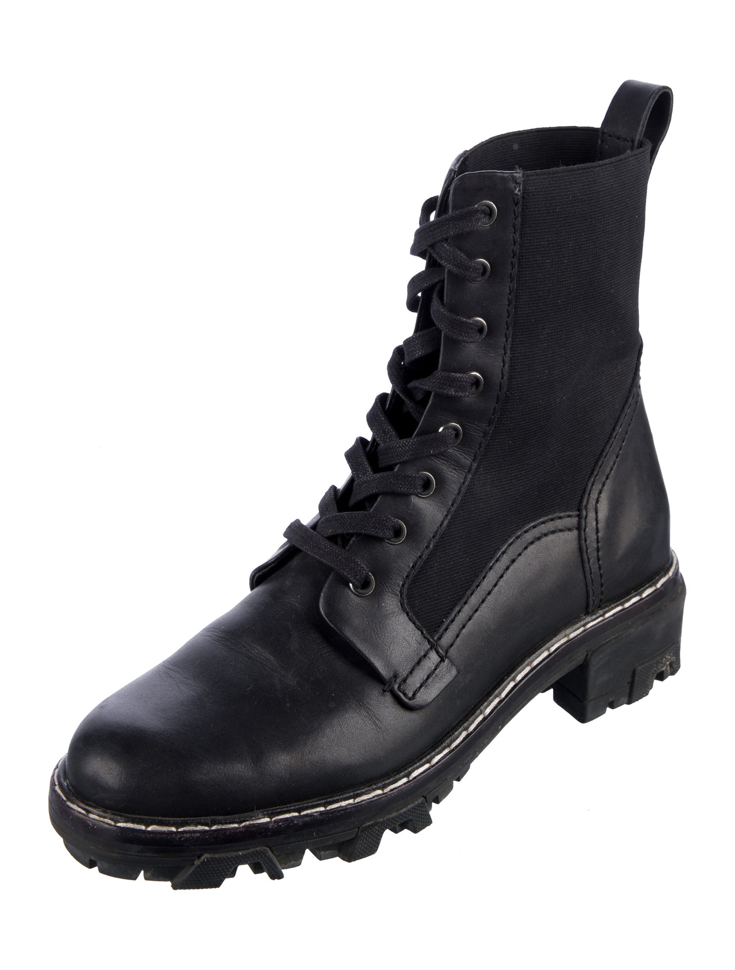 Rag & Bone Leather Combat Boots