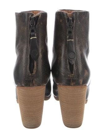 Rag & Bone Leather Distressed Accents Boots