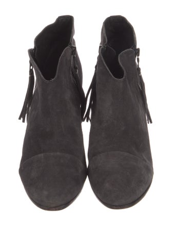Rag & Bone Suede Tassel Accents Boots