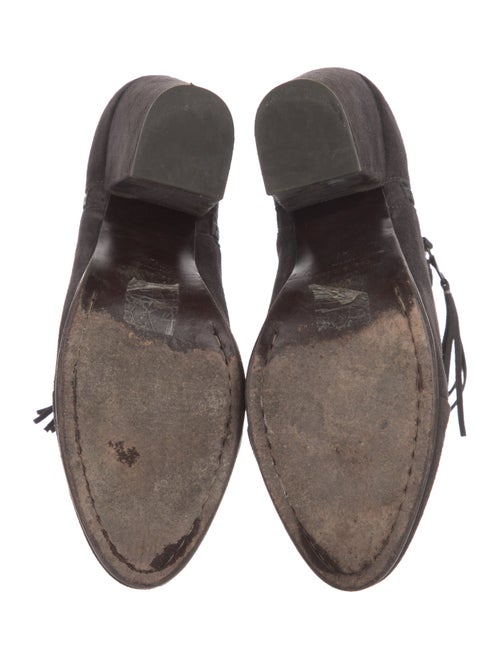 Rag & Bone Suede Tassel Accents Boots