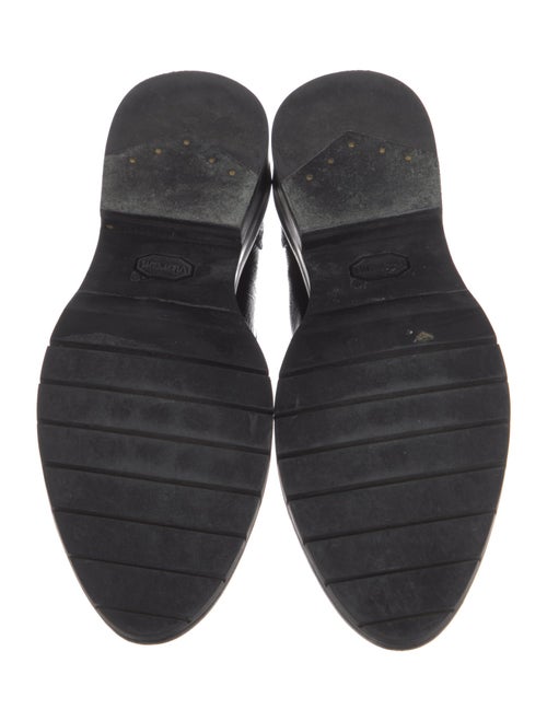 Rag & Bone Leather Chain-Link Accents Loafers