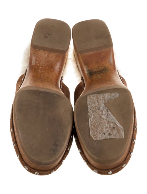 Rag & Bone Suede Studded Accents Slides