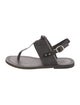 Rag & Bone Denim Distressed Accents Slingback Sandals