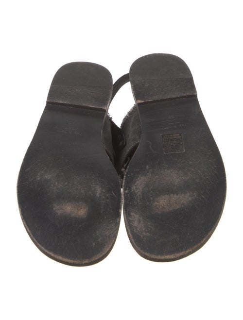 Rag & Bone Denim Distressed Accents Slingback Sandals