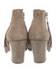 Rag & Bone Suede Fringe Trim Accent Boots