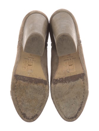 Rag & Bone Suede Fringe Trim Accent Boots