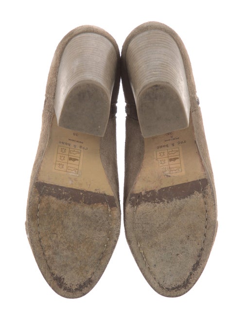 Rag & Bone Suede Fringe Trim Accent Boots