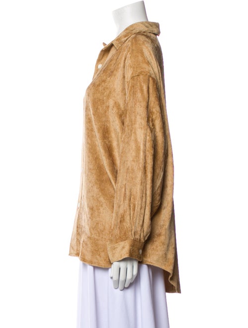 Rag & Bone Corduroy Long Sleeve Button-Up Top