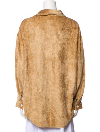 Rag & Bone Corduroy Long Sleeve Button-Up Top