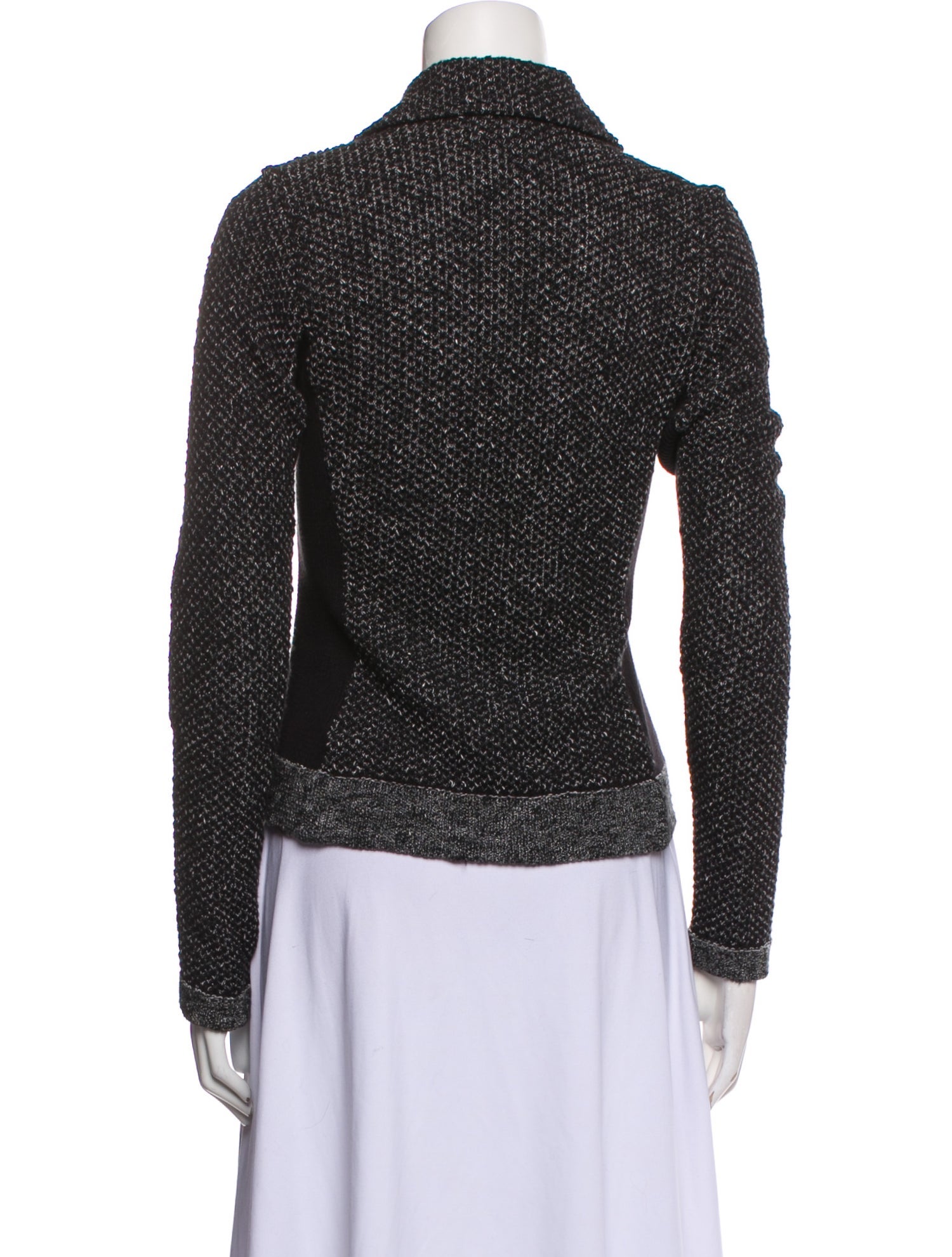 Rag & Bone Tweed Pattern Biker Jacket