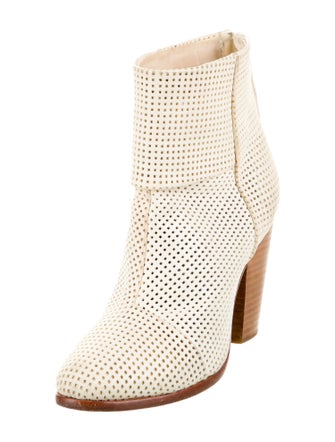 Rag & Bone Leather Lasercut Accents Boots