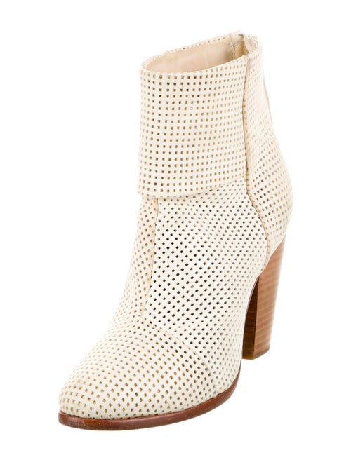 Rag & Bone Leather Lasercut Accents Boots