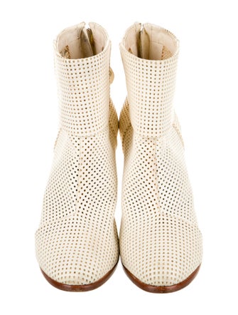 Rag & Bone Leather Lasercut Accents Boots
