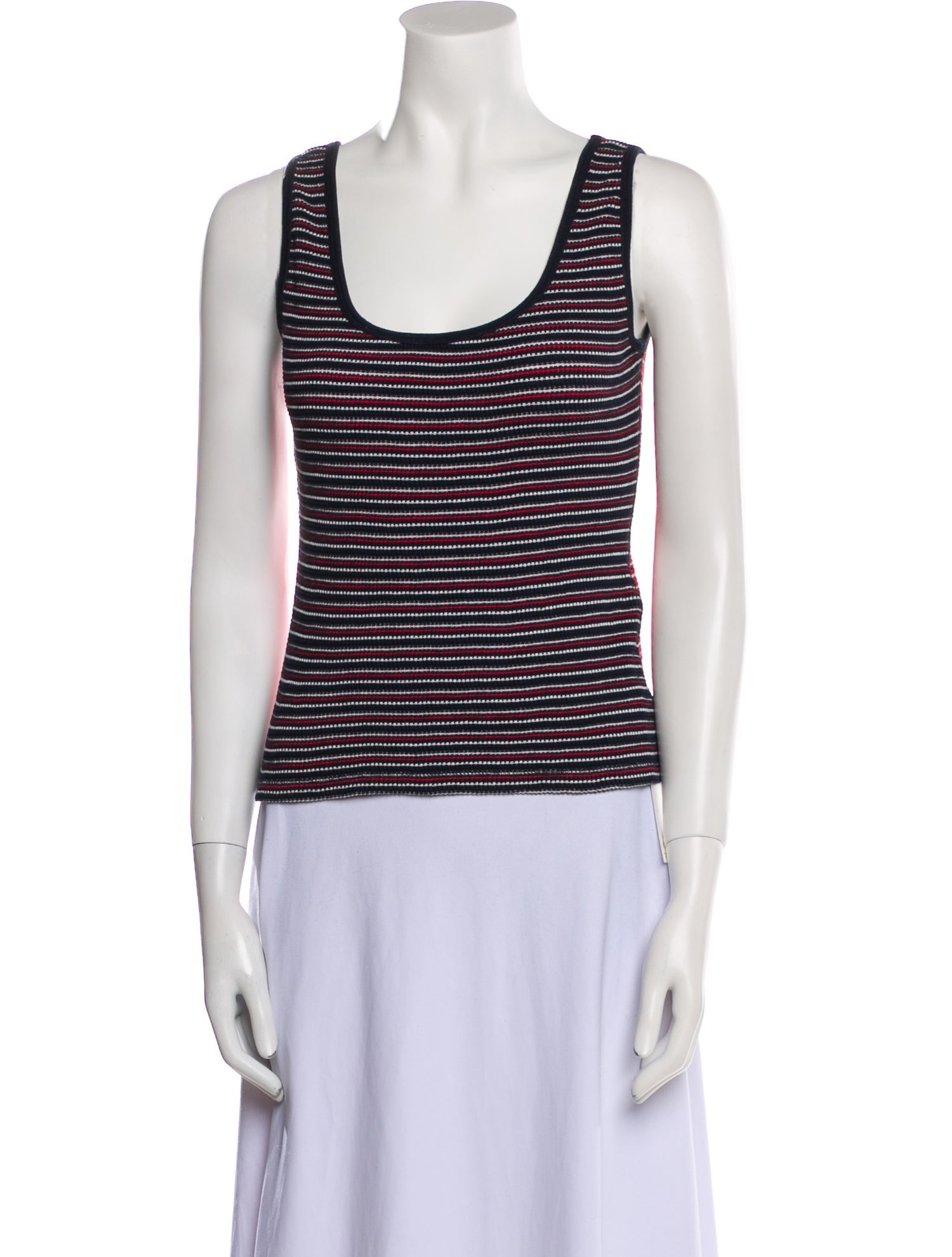 Rag & Bone Striped Scoop Neck Sweater