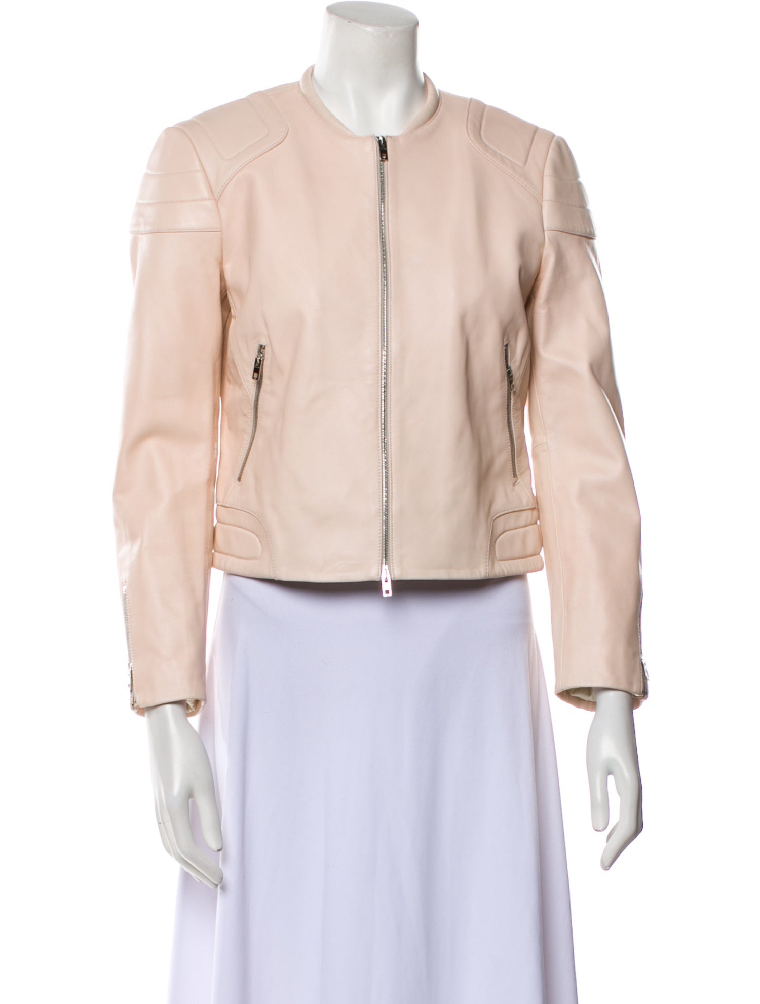 Rag & Bone Lamb Leather Biker Jacket