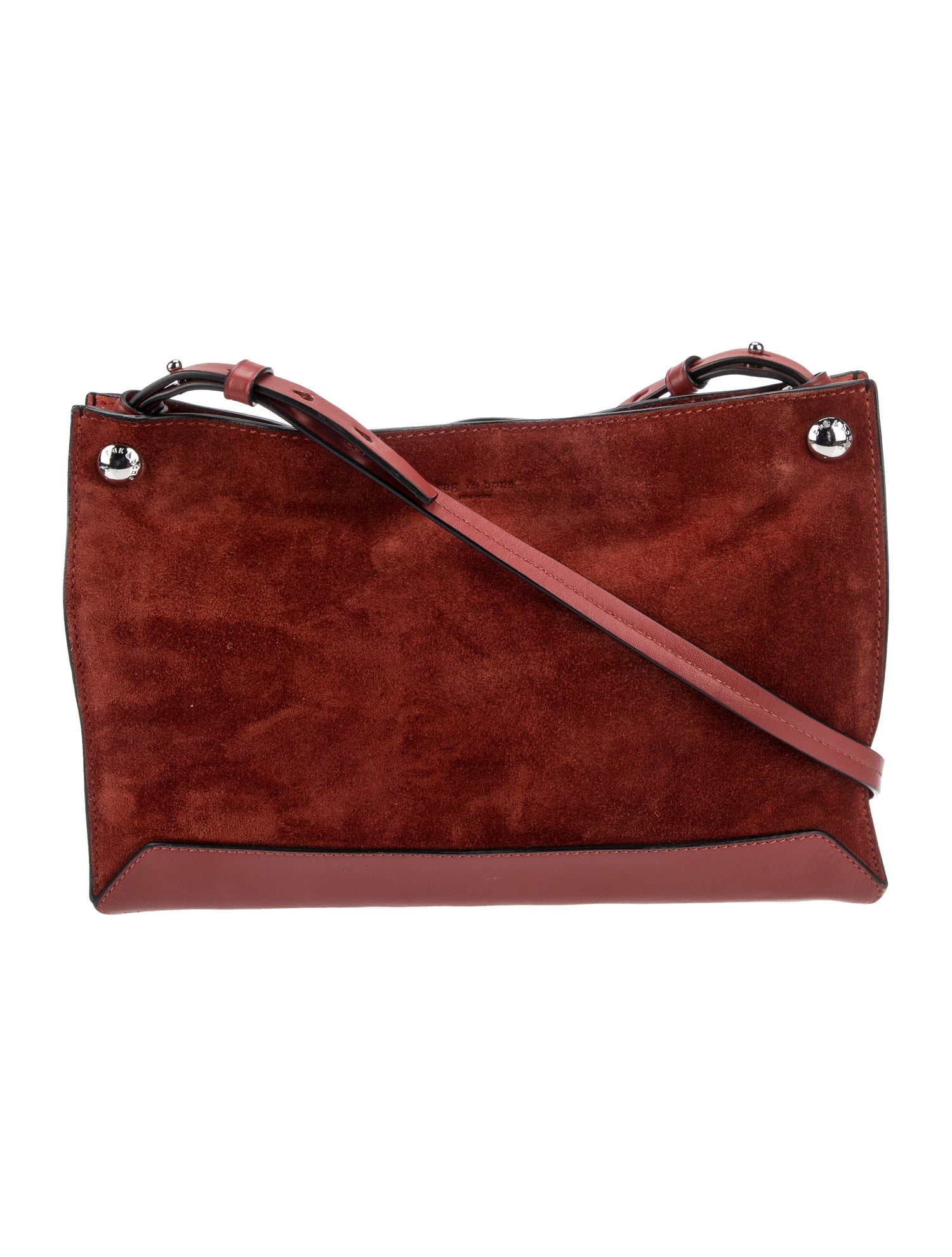 Rag & Bone Suede Messenger Bag