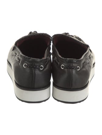 Rag & Bone Leather Tassel Accents Loafers