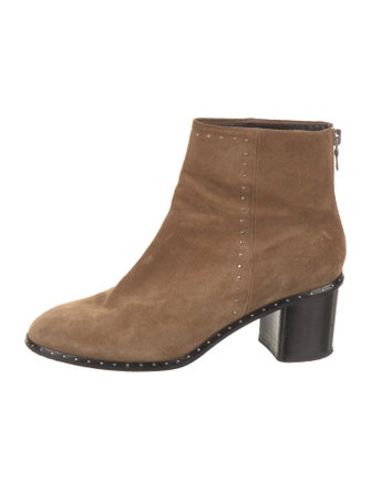 Rag & Bone Suede Studded Accents Boots