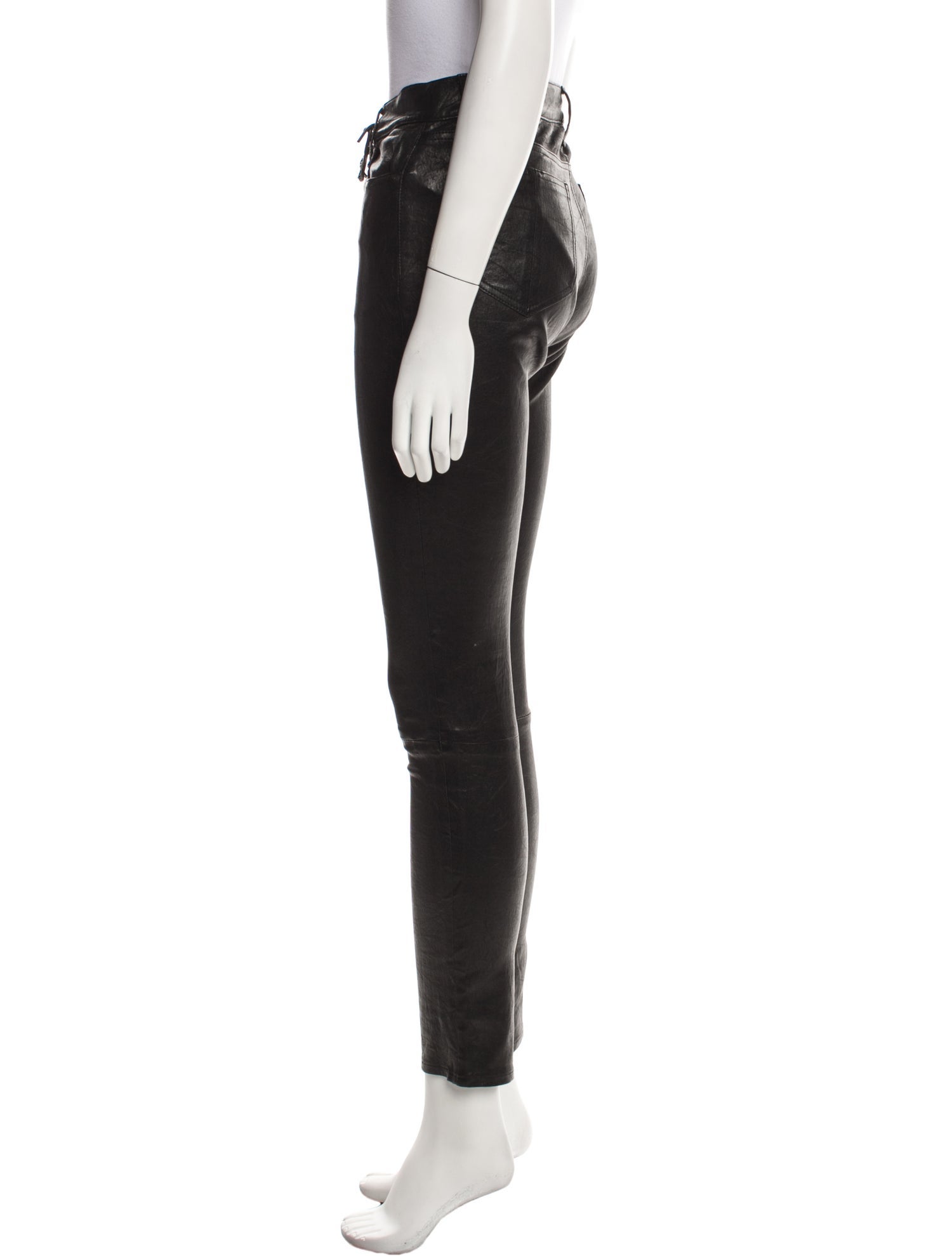 Rag & Bone Lamb Leather Skinny Leg Pants