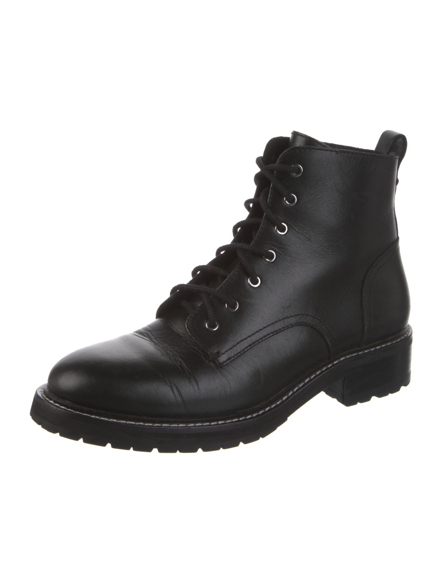 Rag & Bone Leather Combat Boots