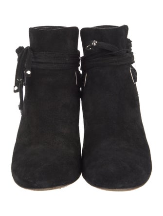 Rag & Bone Suede Tassel Accents Boots