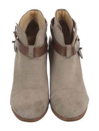 Rag & Bone Suede Leather Trim Embellishment Boots