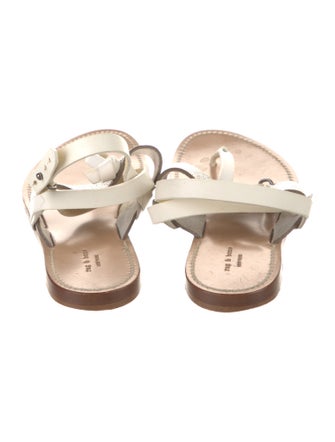 Rag & Bone Leather T-Strap Sandals