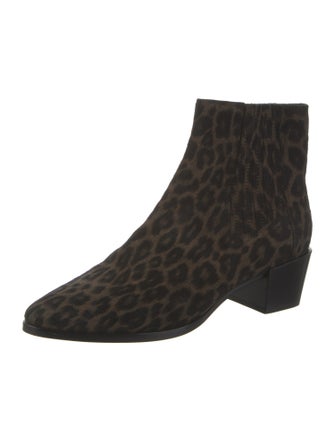 Rag & Bone Suede Animal Print Boots