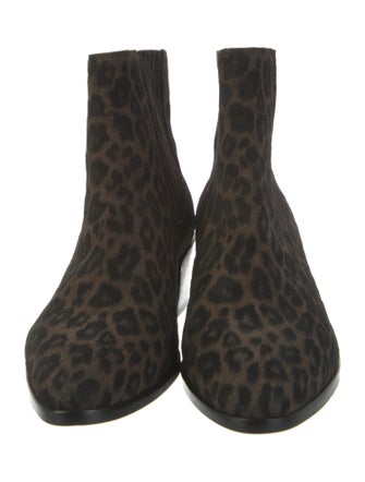 Rag & Bone Suede Animal Print Boots