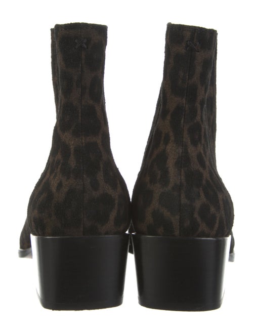 Rag & Bone Suede Animal Print Boots