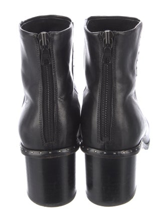 Rag & Bone Leather Studded Accents Boots