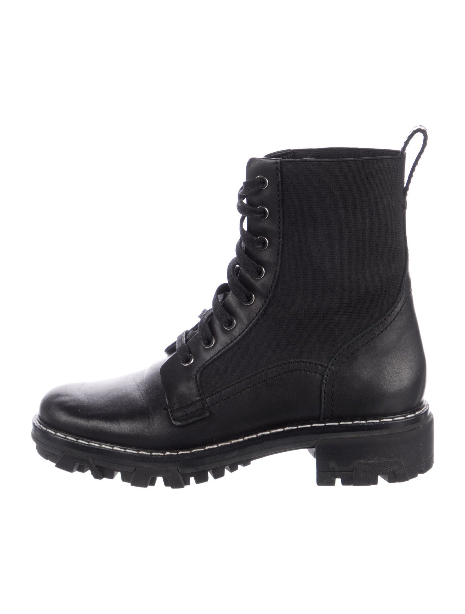 Rag & Bone Leather Combat Boots