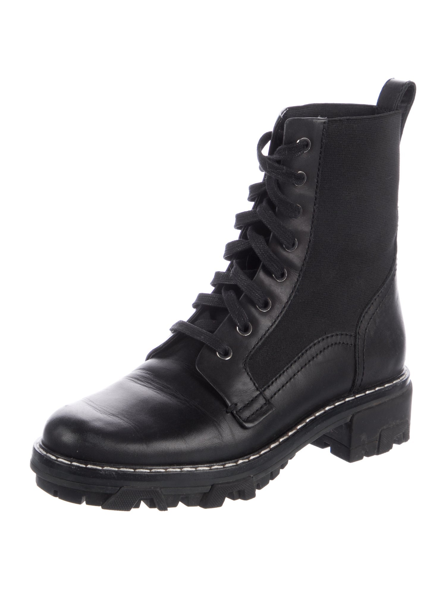 Rag & Bone Leather Combat Boots