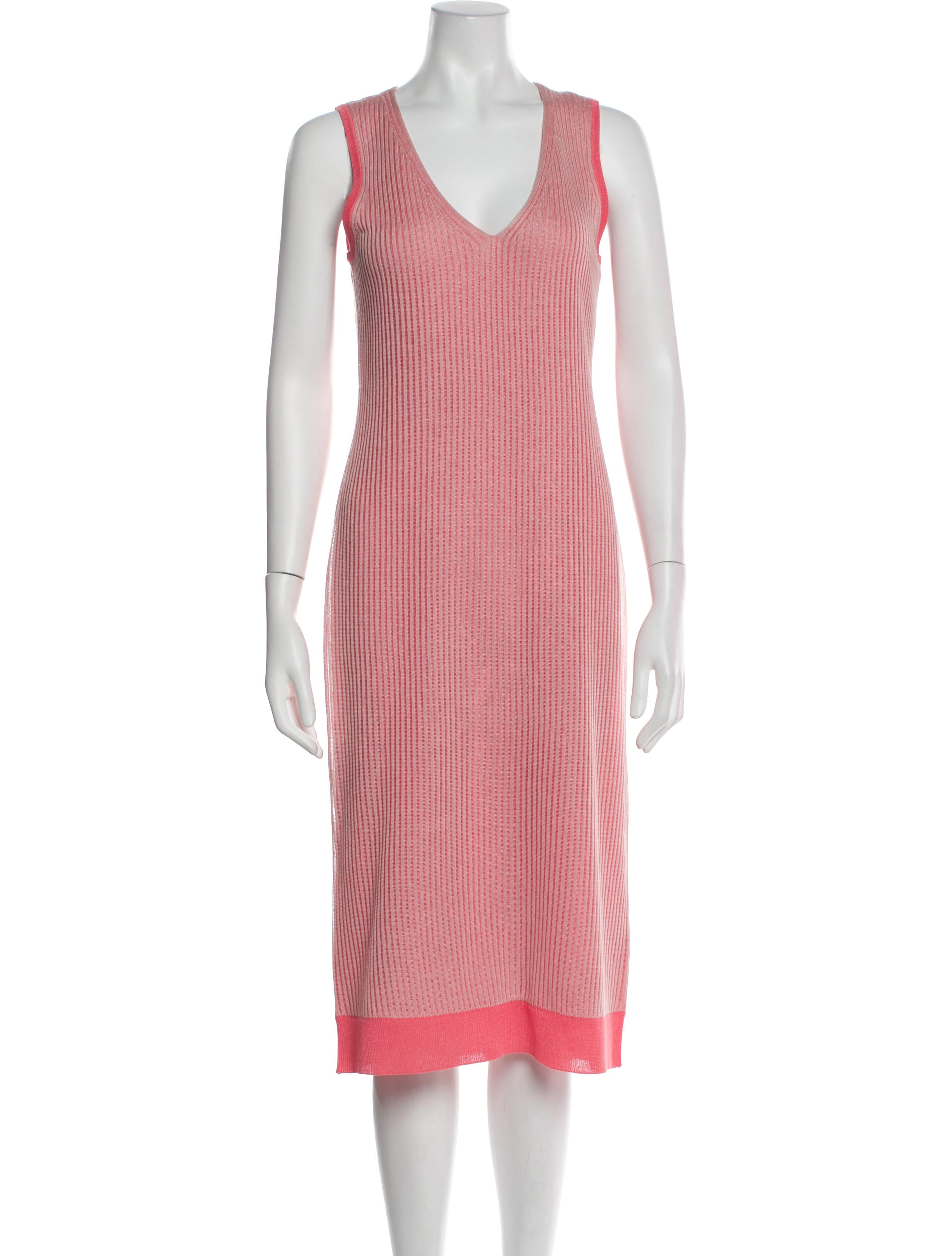 Rag & Bone V-Neck Midi Length Dress