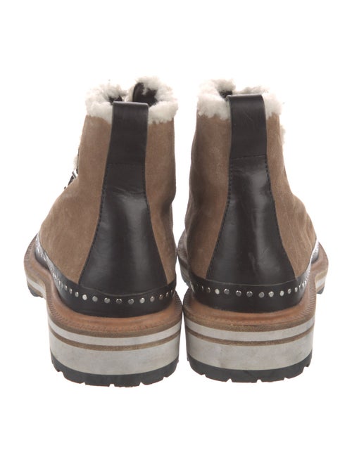 Rag & Bone Suede Printed Lace-Up Boots