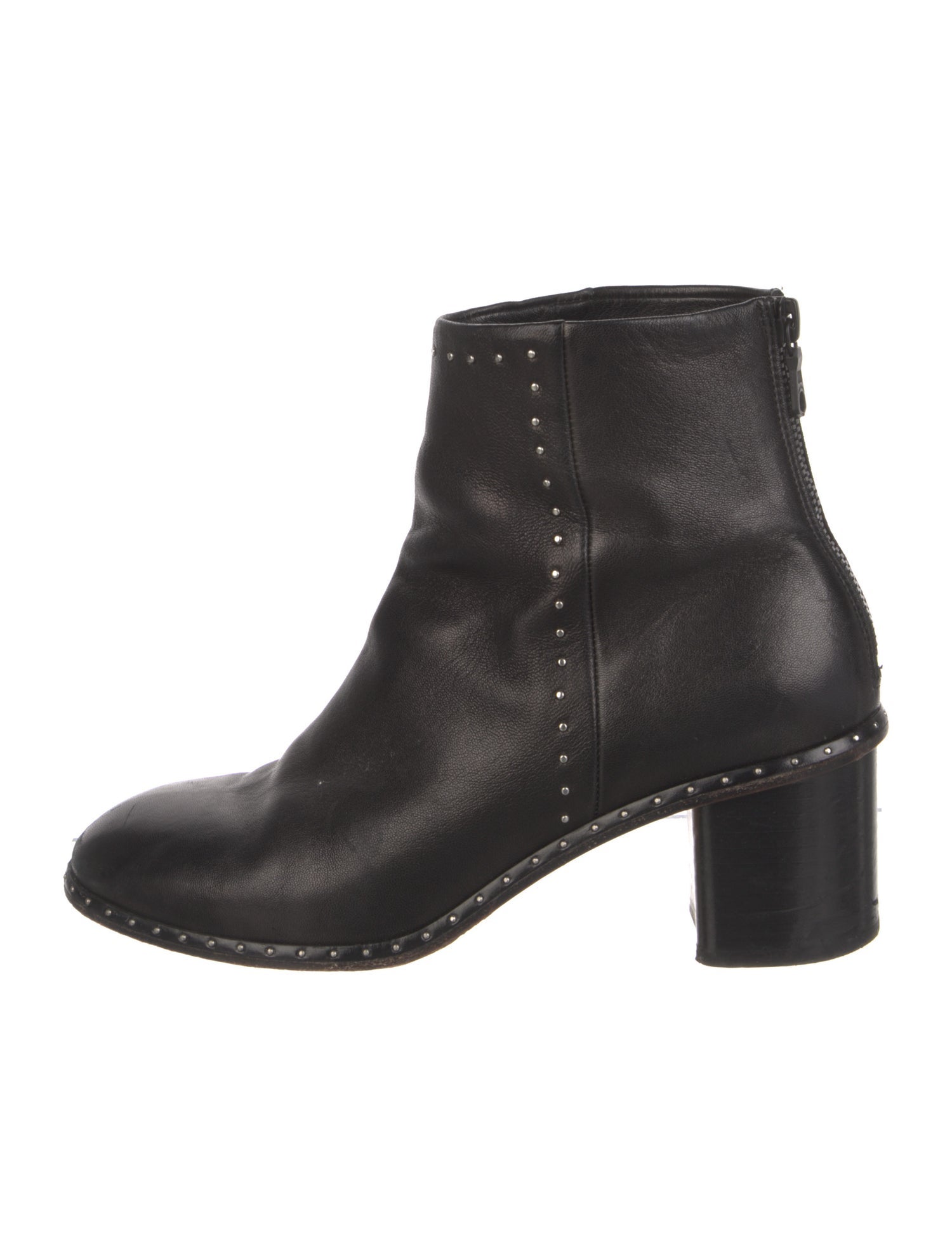 Rag & Bone Leather Studded Accents Boots
