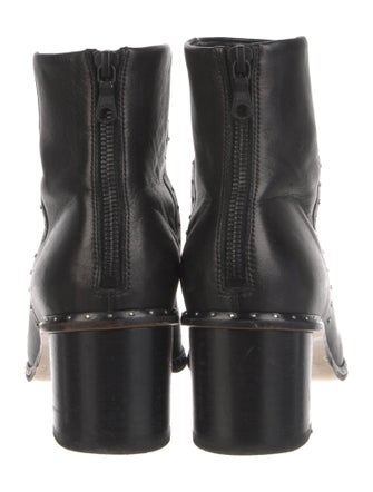 Rag & Bone Leather Studded Accents Boots