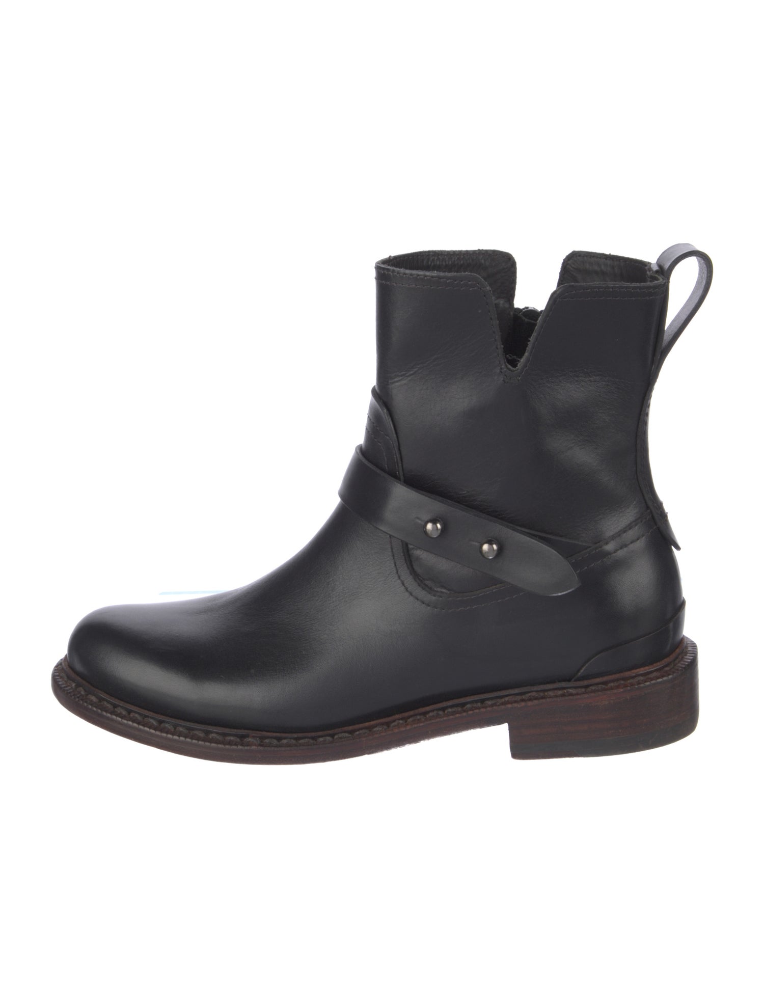 Rag & Bone Leather Moto Boots