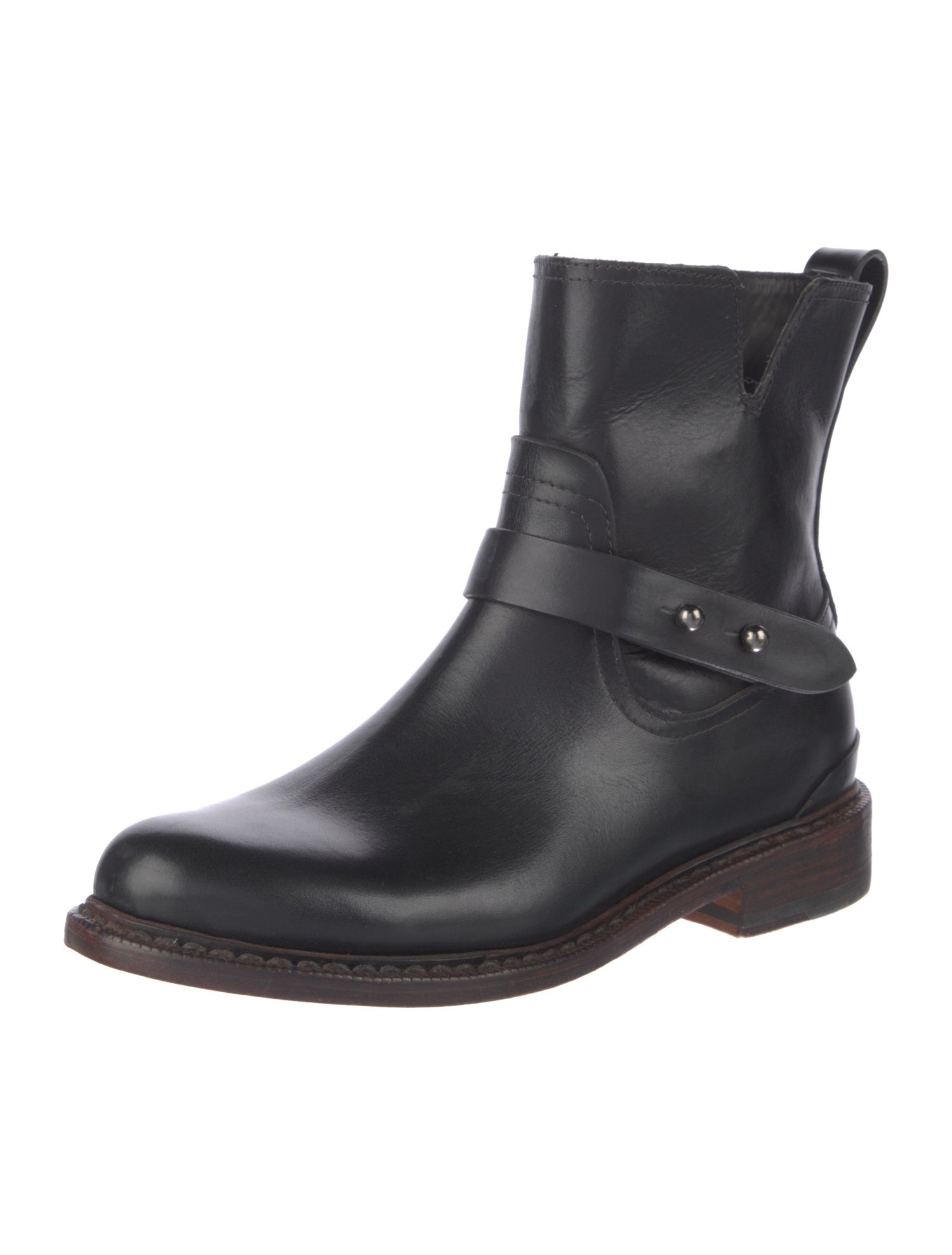 Rag & Bone Leather Moto Boots