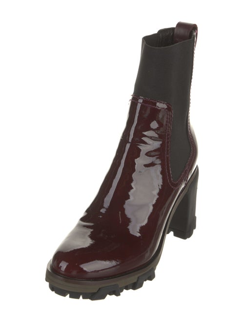 Rag & Bone Patent Leather Printed Chelsea Boots