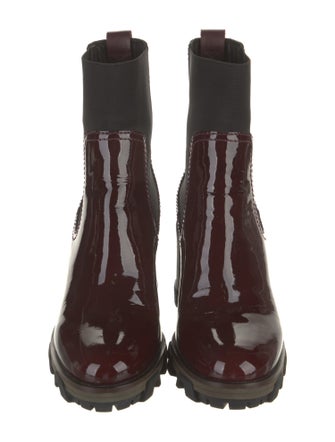 Rag & Bone Patent Leather Printed Chelsea Boots