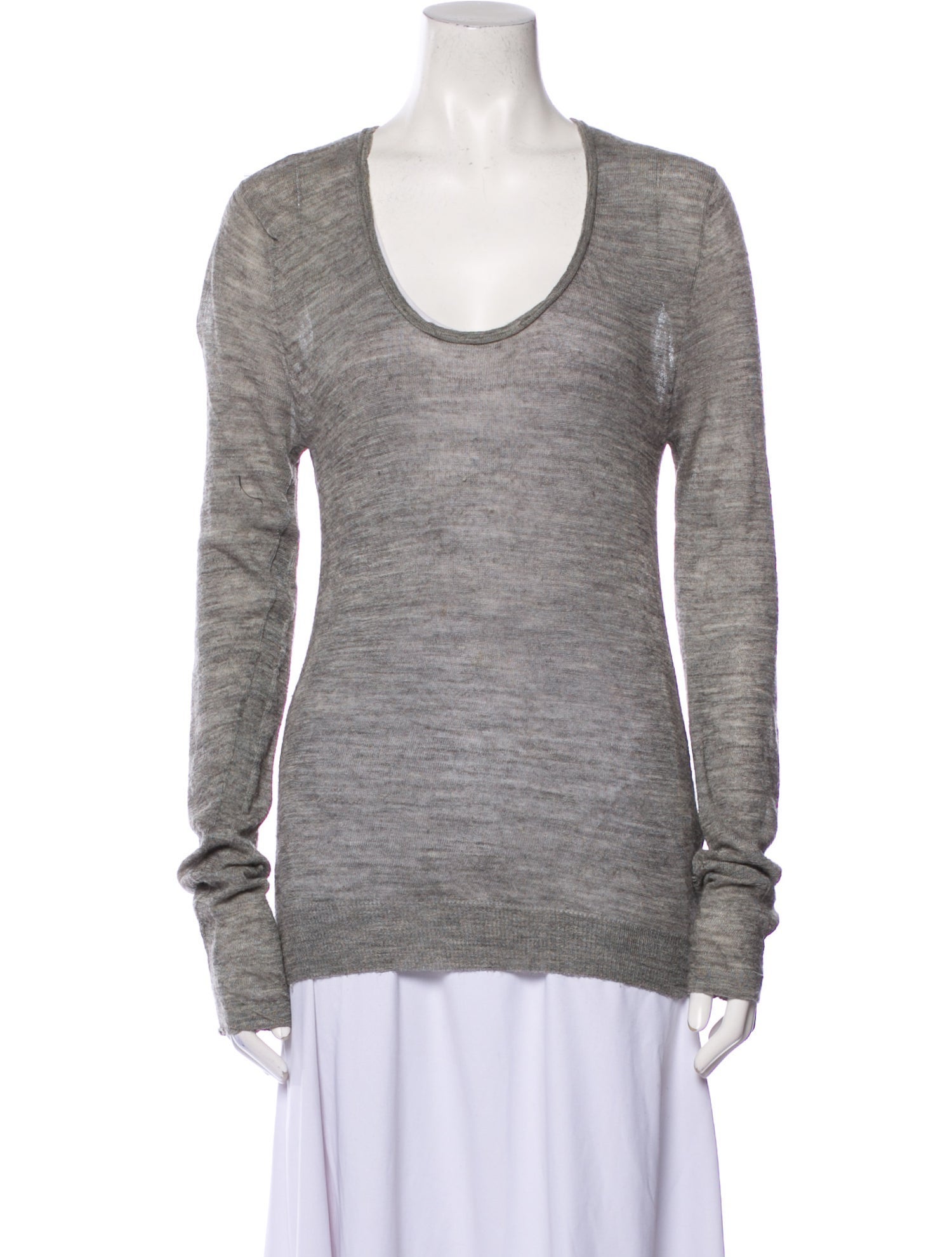 Rag & Bone Silk Scoop Neck Sweater