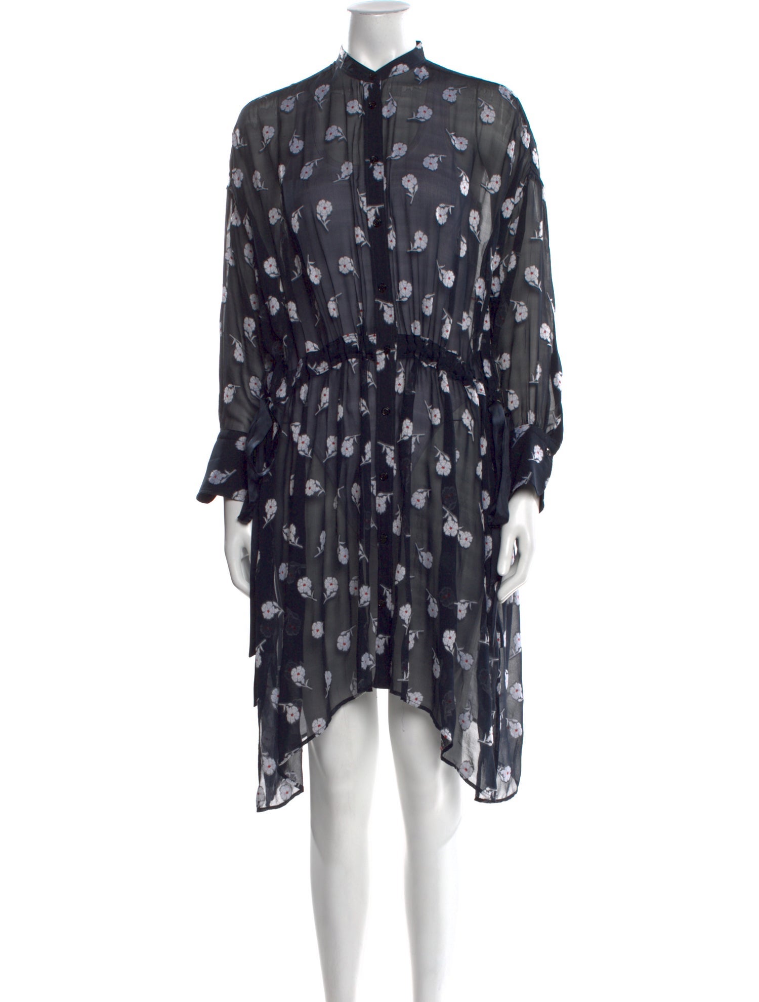 Rag & Bone Printed Midi Length Dress