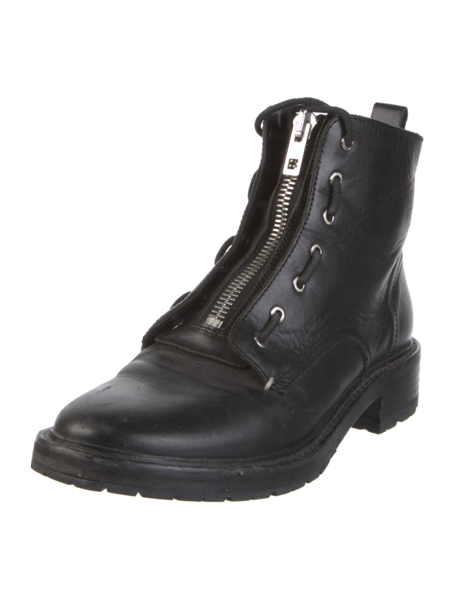 Rag & Bone Leather Combat Boots