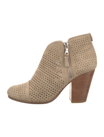 Rag & Bone Suede Lasercut Accents Boots